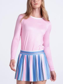 Lucky in Love Women's Chic Streak Longsleeve Top