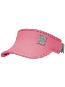 Lucky in Love Women's Logo Stretch Visor Pink