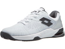 Lotto Mirage 100 Clay  White/Asphalt/Gray Men's Shoes