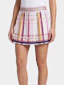 Lucky in Love Women's Plaid Vibes Pleated Skirt