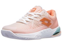 Lotto Mirage 100 Clay  White/Orange Women's Shoes