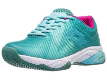 Lotto Mirage 300 Clay Blue/Green/Pink Women's Shoes