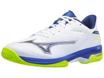 Mizuno Wave Exceed Court Clay White/Blue/Yel Men Shoe