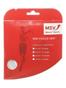 Set de cordaje MSV Focus HEX 1,18 mm
