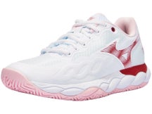 Mizuno Wave Enforce Court AC White/Pink Women Shoe