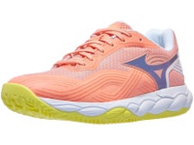 Mizuno Wave Enforce Court 2 Clay Flower/Wind Wom Shoe