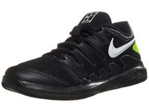 NikeCourt Vapor X Black/White/Volt Junior Shoes