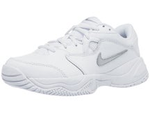 Nike Court Lite 2 White/Metallic Junior Shoes