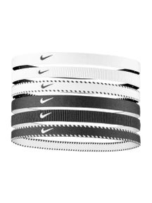 Nike Flex Elastic Hairbands 6PK Black/White