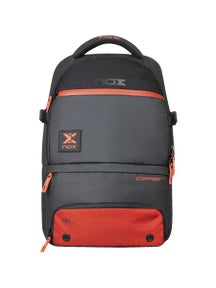 Nox Luxury Open Series Padel Backpack Bag Black/Red