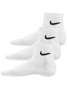 Nike Everyday Cushion Quarter 3-Pack White Socks