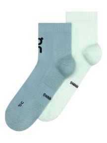 ON Mid Core 2-Pack Socks Flurry/Wash