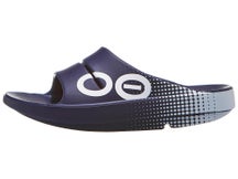 Oofos OOahh Sport Slide Unisex Navy Matrix