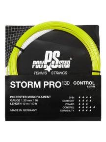 Polystar Storm Pro 1.30mm Tennissaite - 12m Set