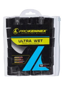 ProKennex Ultra Wet Overgrip - 12er Pack (Schwarz)