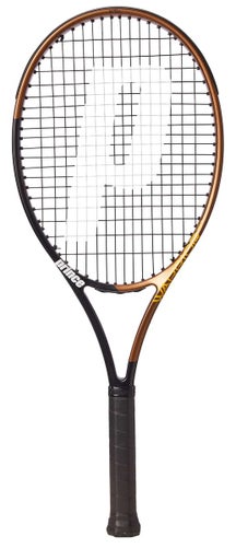 Prince Warrior 107 Schwarz/Bronze (275g) Tennisschläger (Besaitet) 