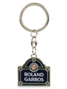 Roland Garros Street Sign Key Ring