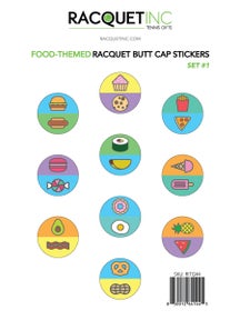 Racquet Inc Butt Cap Sticker Sheet