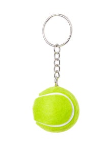 Racquet Inc Tennis Ball Keychain Green