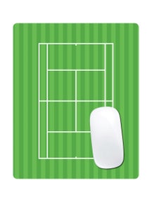 Racquet Inc Tennis Court Mousepad Green Grass