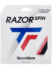 Tecnifibre Razor Spin 1.30mm Tennissaite - 12,2m Set (Carbon)