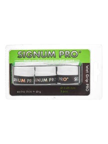 Signum Pro Wet Grip Pro 3-Pack Overgrip White
