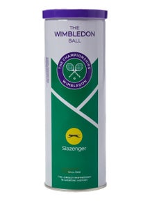 Slazenger Wimbledon Tennis 3 Ball Can