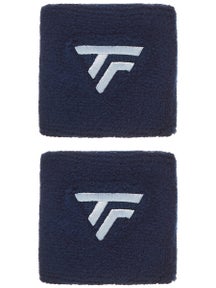 Tecnifibre 2-Pack Singlewide Wristbands Navy