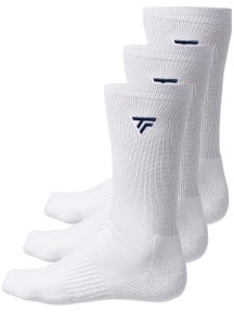 Tecnifibre 3-Pack High Cut Socks White