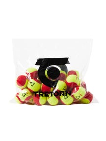 Tretorn Academy Red Felt Balls 36 Ball Bag