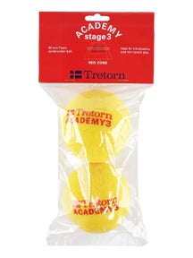 Tretorn Academy Red Foam 2-Ball Pack