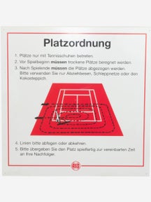Tegra Sign Platzordnung und Pflegeanweisung