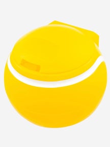 Tegra ball-shaped Trashcan Yellow