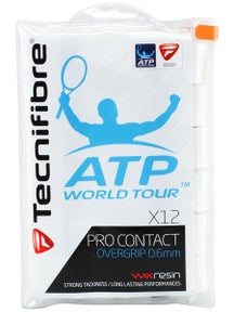 Tecnifibre Pro Contact Overgrip 12 Pack White
