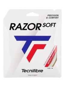Tecnifibre Razor Soft 1.30mm Tennissaite - 12,2m Set (Weiß)