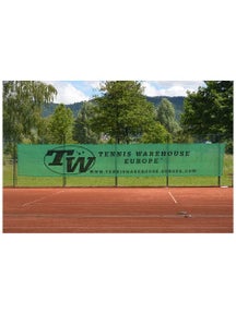 Telo Frangivento per Campi da Tennis Classic (2mx12m)2x12m Verde/Nero