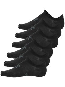 Under Armour Women's Essential 6-Pack No Show Socks 