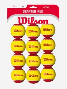 Confezione da 12 Palline Wilson Easy Rosso/Stage 3