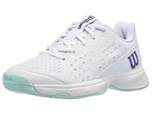 Wilson Rush Pro Ace JR L White/Bay/Blue Junior Shoe