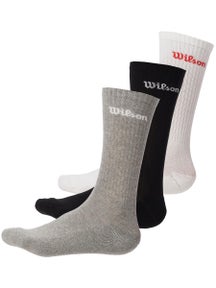 Wilson Men's Logo Crew Socks 3-Pack Multi
