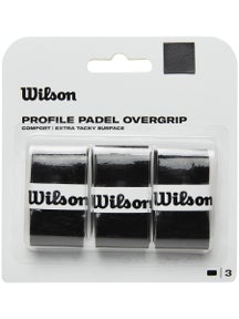Wilson Profile Overgrip Padel 3 Pack Black