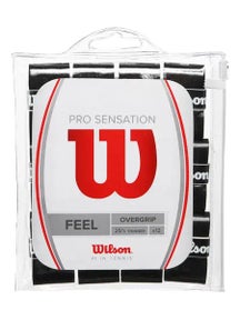 Confezione da 12 Overgrip Wilson Pro Sensation Nero