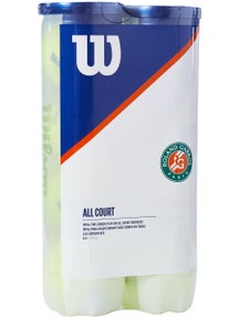 Wilson Roland Garros All Court 4 Ball Bi-Pack Can