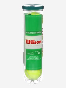 Wilson Starter Play Green/Stage 1 Tennis 4 Ball Can 