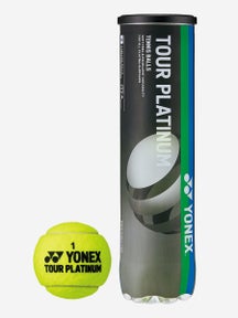 Tube de 4 balles Yonex Tour Platinum Tennis 