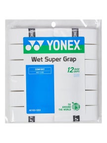Lot de 12 Surgrips Yonex Wet Super Grap White