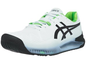 Asics Gel Resolution 8 White Green Gecko Men S Shoes Tennis Warehouse Europe