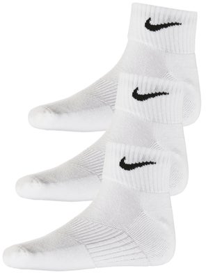 3 Paires De Chaussettes Chevilles Enfant Nike Perform Cushioned Blanc Tennis Warehouse Europe