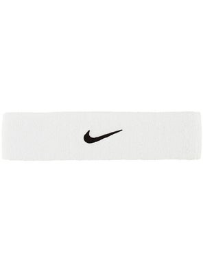 nike headband swoosh white