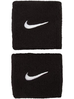 Nike Swoosh Wristbands Black - Tennis Warehouse Europe